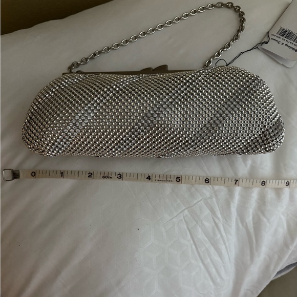 Whiting & Davis: Silver Mesh Clutch - Picture 3 of 3